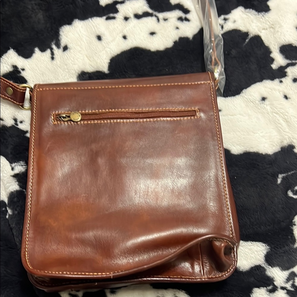 Brown Leather Men's Bag